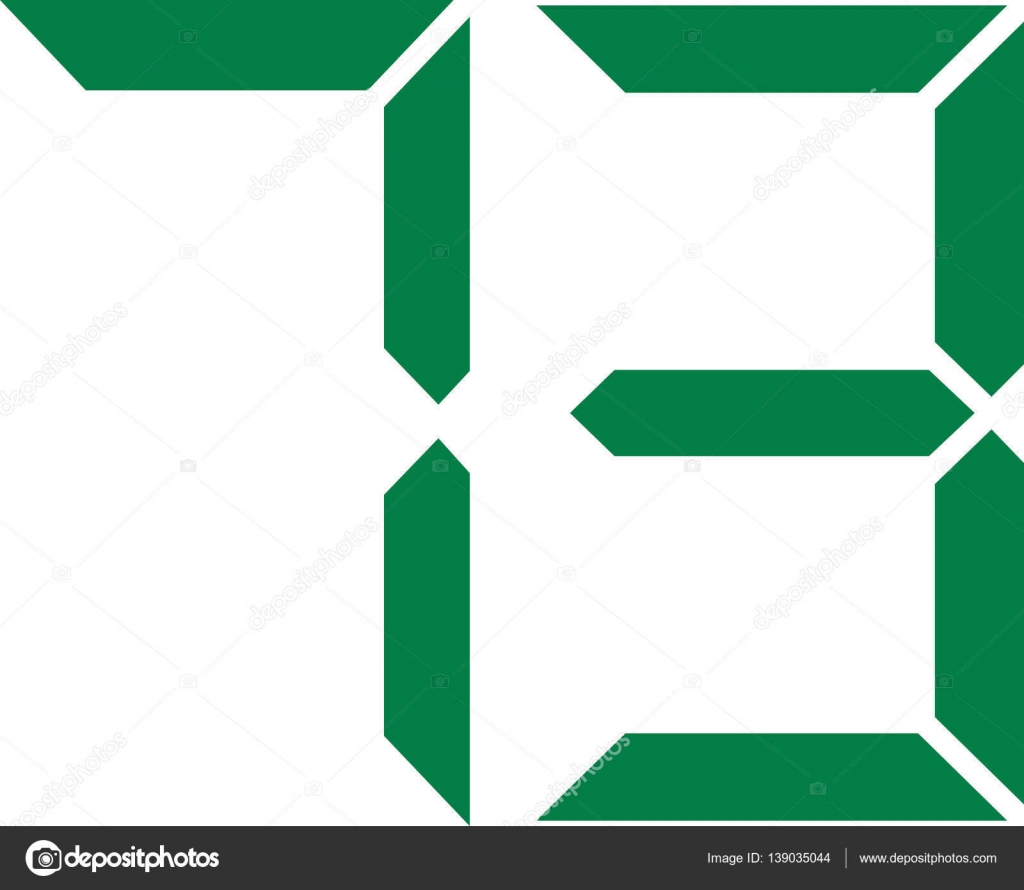 Seventy Three Digital Number 73 Stock Vector C Miceking 139035044