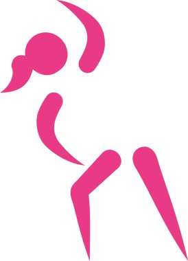 Aerobik simge vektör