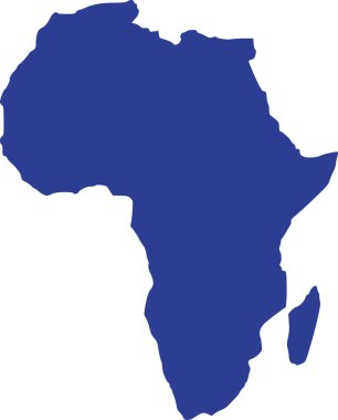 Afrika harita vektör