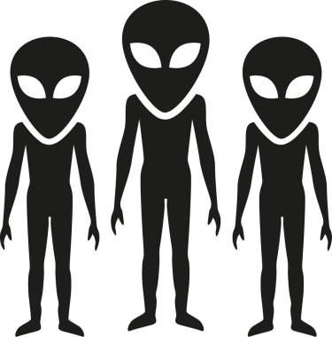 Üç uzaylılar uzaylılar