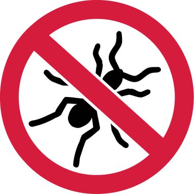 No Ants vector clipart