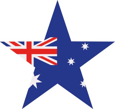 Avustralya bayrağı yıldız