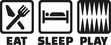 Uyku tavla oyna yemek