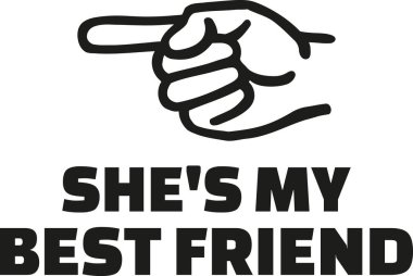 O en iyi arkadaşım parmak kaldı.