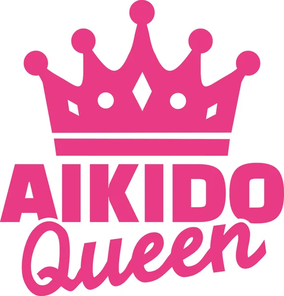 Aikido Kraliçe vektör — Stok Vektör