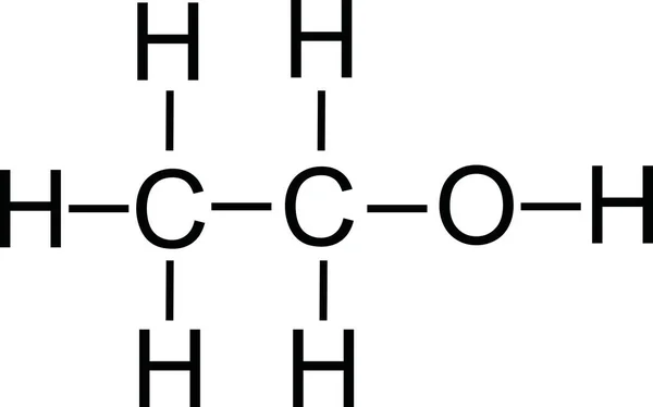 Alcohol formular vector — 스톡 벡터