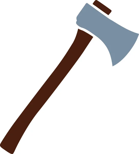 Axe icon in two colors — Stock Vector