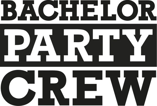 Bachelor party crew - police fat — Image vectorielle