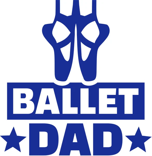 Ballett-Papa-Vektor — Stockvektor