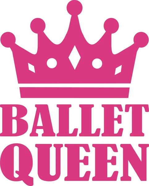 Balett Queen vektor — Stock vektor