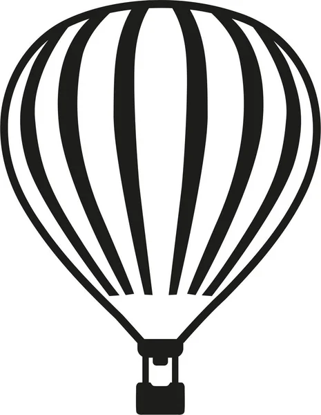 Heißluftballon mit Details — Stockvektor