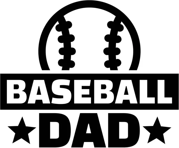 Baseball Dad vector — Stock Vector