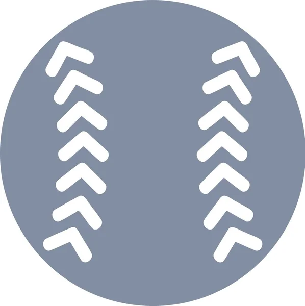 Baseball-Symbolvektor — Stockvektor