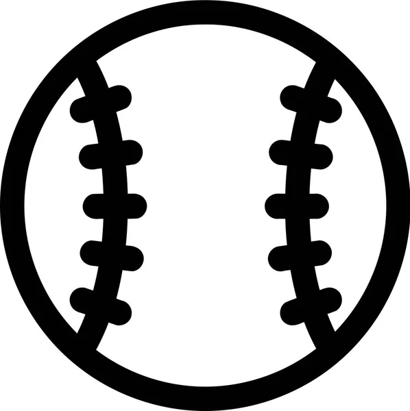 Vetor de pictograma de beisebol — Vetor de Stock