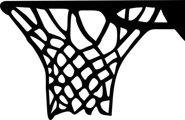 Basketballnetzvektor — Stockvektor