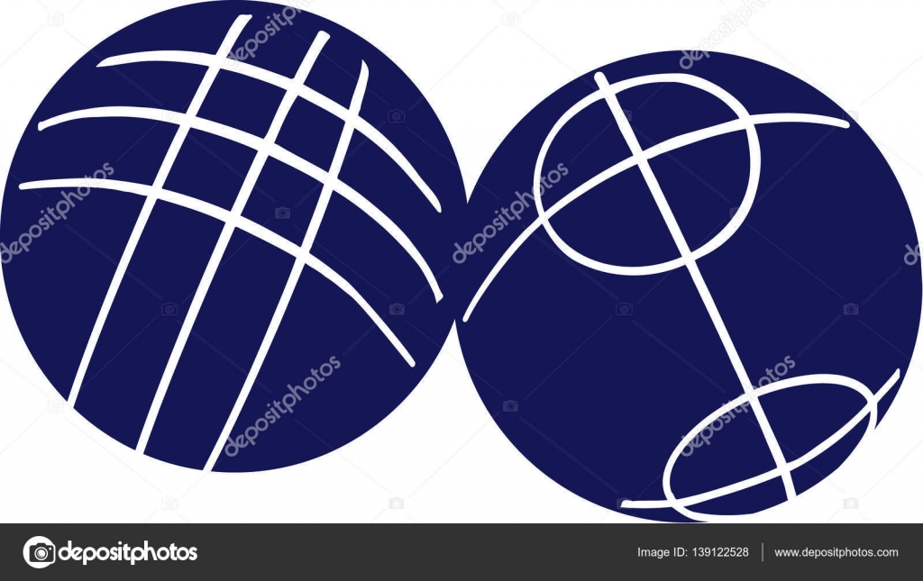 Bolas de bocha feitas de metal ou vários tipos de ilustração vetorial de  plástico, isoladas no fundo branco. bocci é um esporte com bola que  pertence à família do bocha