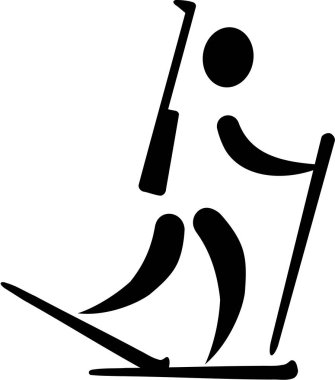 Biatlon piktogram Runnin