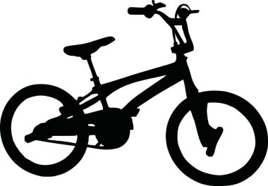 BMX bisiklet vektör