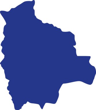 Bolivya Haritası vektör