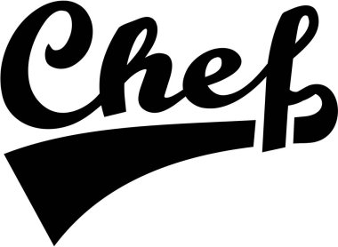 Patron Şef retro. Almanca.