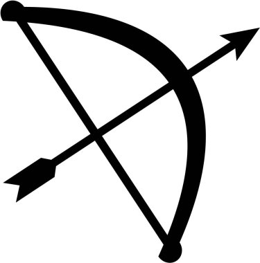 Okçuluk ekipman vektör