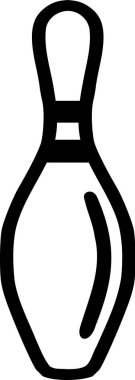 Bowling pin vektör