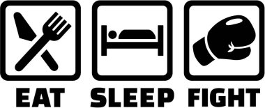 Mücadele - boks uyku yemek
