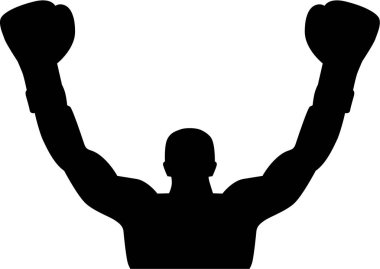 Boksör kazanan şampiyon