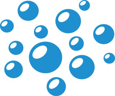 Kabarcıklar vektör arka plan