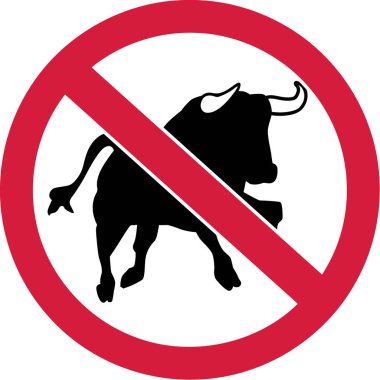 Hayır boğa vektör