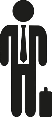 İşadamı piktogram vektör