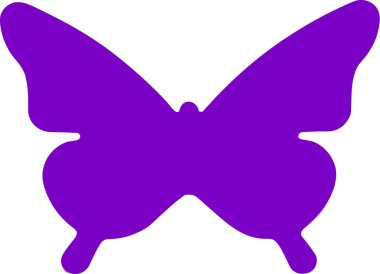 Kelebek simge vektör