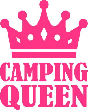 Kamp Kraliçe vektör