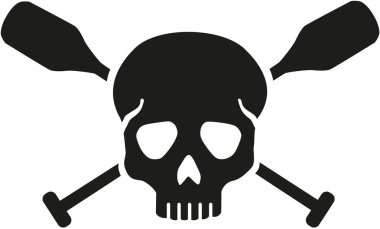 Kafatası ile çapraz kürekler