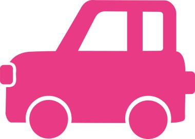 Pembe araba simgesi