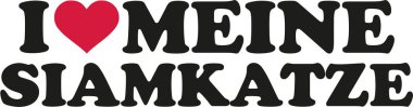 Siyam kedisi Almancam seviyorum