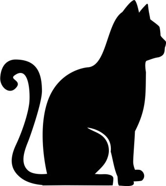 Kedi oturan Gracefull