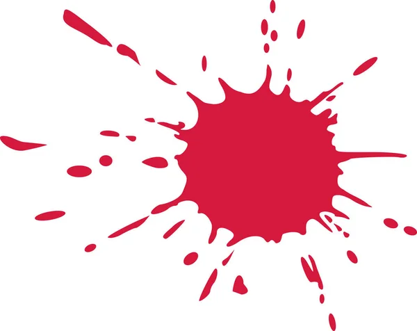 Blood or paint splatters — Stock Vector