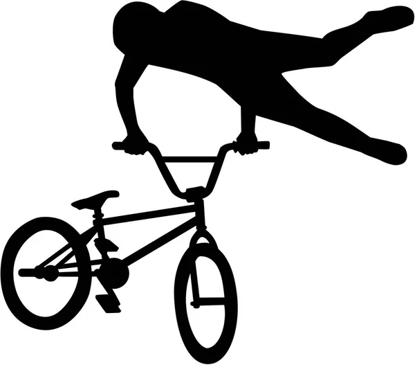 BMX ride stunt — Stock vektor