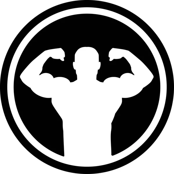 Bodybuilding-Kreis — Stockvektor