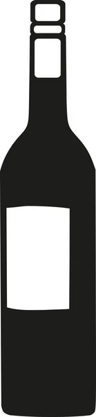 Bottle of wine icon — Stock Vector