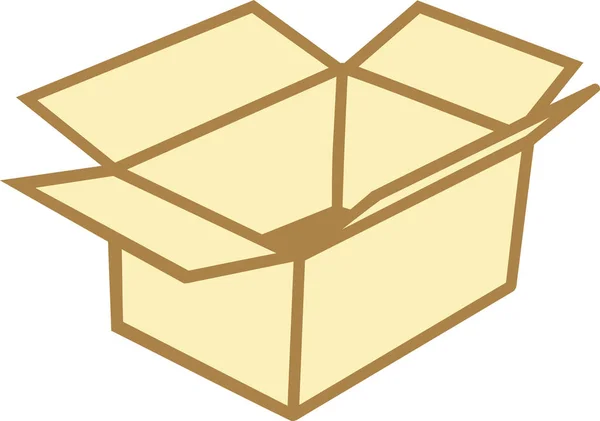 Box förpackningar symbol — Stock vektor