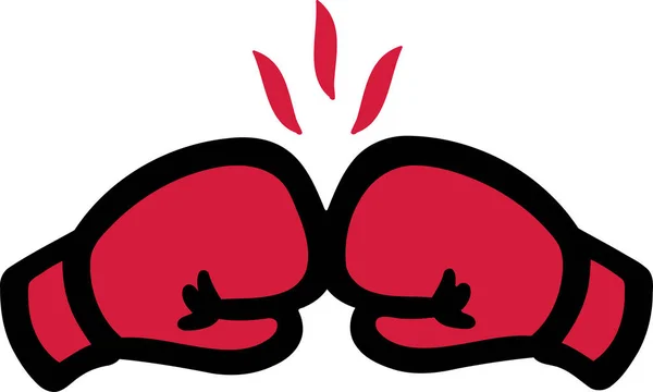 Boxe Knockout vecteur — Image vectorielle