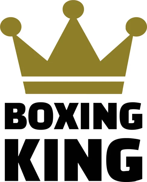 Boxning King vektor — Stock vektor