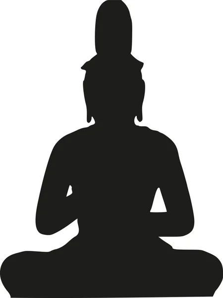 Hint buddha heykeli — Stok Vektör