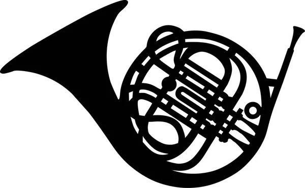 French Horn vector — Stock Vector