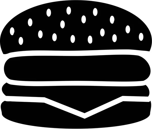 Burger Hamburger Cheesburger — ストックベクタ