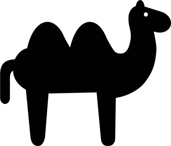 Καμήλα εικονόγραμμα διάνυσμα — Διανυσματικό Αρχείο
