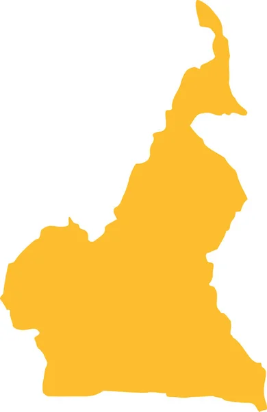 Cameroun carte vectorielle — Image vectorielle
