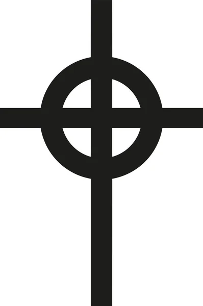 Keltischer Kreuzvektor — Stockvektor